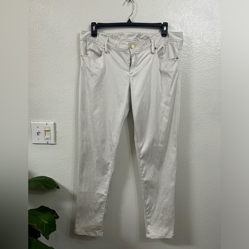 Lilly Pulitzer  Worth Skinny Jeans Pants White Size:14